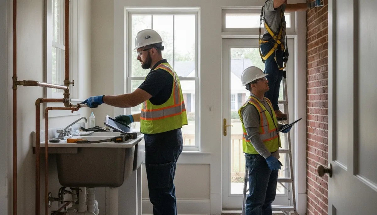 Plumber service truck in Raleigh, NC for plumbing repair and emergency plumbing services